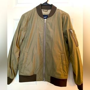 NWOT Abercrombie and fitch Bomber jacket, XS, olive